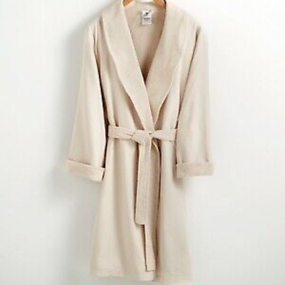 Hotel Collection 100% Cotton Luxury Made in Turkey Spa Robe - L / XL - Champagne